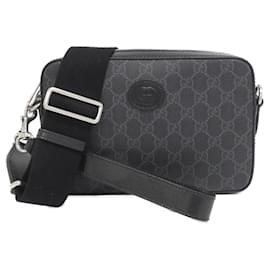 Gucci-Gucci 703468 92THF Shoulder Bag-Black