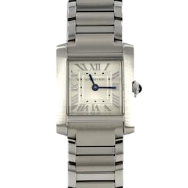 Cartier-Cartier Tank Francaise SM WSTA0065 Stainless Steel Wristwatch-Other