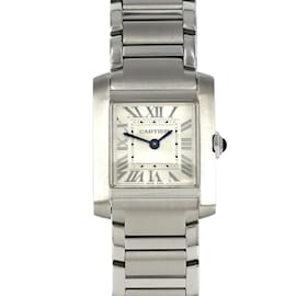 Cartier-Cartier Tank Francaise SM WSTA0065 Stainless Steel Wristwatch-Other