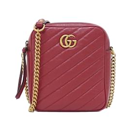 Gucci-Gucci GG Marmont Shoulder Bag-Red