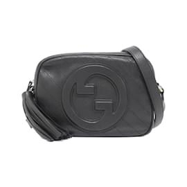 Gucci-Gucci Blondie 742360 1IV0G Shoulder Bag-Black