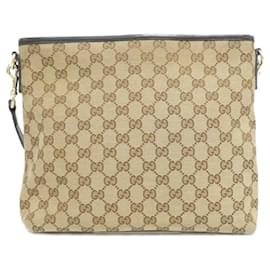 Gucci-Gucci 388926 KY9PZ Shoulder Bag-Black,Beige