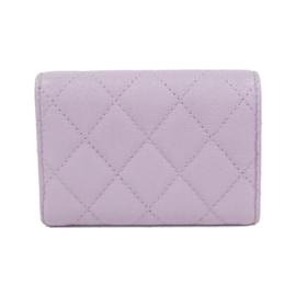 Chanel-Chanel AP3827 Purple Grained Calfskin Wallet-Purple