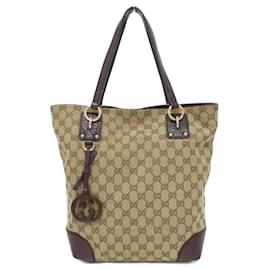 Gucci-Gucci 247237 F4CLG Handbag-Beige,Dark brown