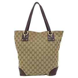 Gucci-Gucci 247237 F4CLG Handbag-Beige,Dark brown