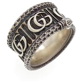 Gucci-Gucci 925 Band Ring-Brown,Silvery