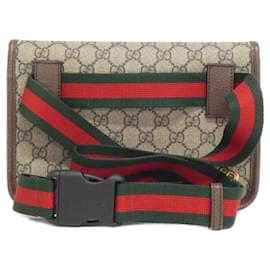 Gucci-Gucci NEO VINTAGE 493930 9C2VT Waist Bag-Brown,Beige