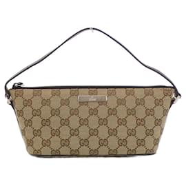 Gucci-Gucci 039 1103 Handbag-Beige,Dark brown