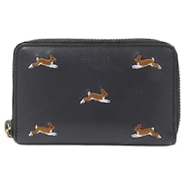Gucci-Gucci Black Leather Coin Purse-Black