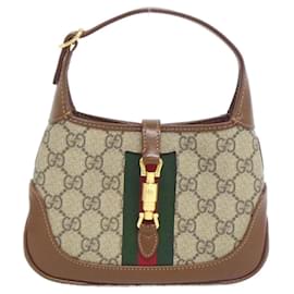 Gucci-Gucci JACKIE 1961 Handbag-Brown,Beige