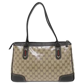 Gucci-Gucci 293599 FZIPG Handbag-Beige,Dark brown