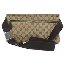 Gucci-Gucci 28566 Waist Bag-Brown,Beige