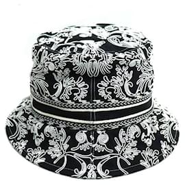 Christian Dior-Christian Dior Black and White Bucket Hat-Black,White