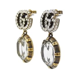 Gucci-Gucci 629659 J1D50 Drop Earrings-Golden,Other
