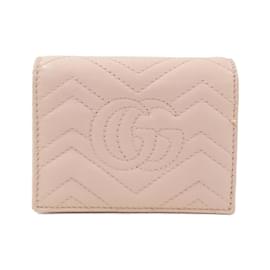 Gucci-Gucci GG Marmont Bi-Fold Wallet-Pink