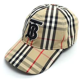 Burberry-Burberry Check Baseball Cap-Brown,Beige