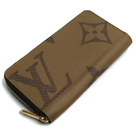 Louis Vuitton-Louis Vuitton Monogram Reverse Zippy Wallet-Brown,Monogram