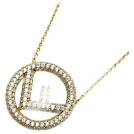 Fendi-Fendi Alloy Rhinestone Necklace-Other