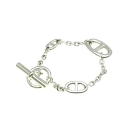Hermès-Bracelet charm Chaine D'ancre Farandole d'Hermès-Argenté