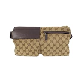 Gucci-Gucci 28566 Waist Bag-Brown,Beige