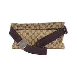 Gucci-Gucci 28566 Waist Bag-Brown,Beige