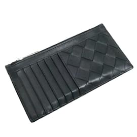 Bottega Veneta-Bottega Veneta Coin Purse in Black-Black