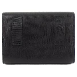 Salvatore Ferragamo-Salvatore Ferragamo Navy Leather Shoulder Bag-Navy blue