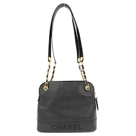 Chanel-Chanel 08058 Shoulder Bag-Black