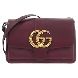 Gucci-Gucci ARLI 550129 0V10G Shoulder Bag-Dark red
