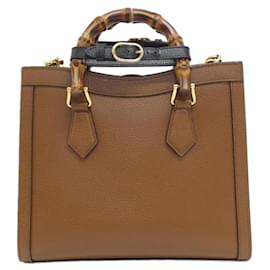 Gucci-Gucci DIANA 702721 U3ZDT Handbag-Brown