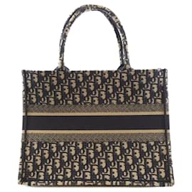 Christian Dior-Christian Dior Oblique Book Tote Medium Handbag-Blue