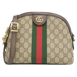 Gucci-Gucci Ophidia 499621 K05NG Shoulder Bag-Brown,Beige
