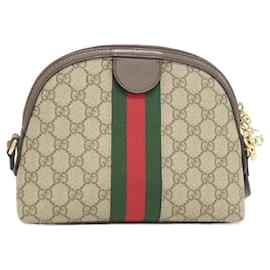Gucci-Gucci Ophidia 499621 K05NG Shoulder Bag-Brown,Beige
