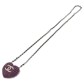 Chanel-Chanel AB9485 Necklace-Black,Pink,Golden