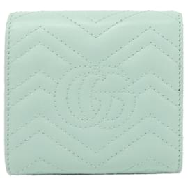 Gucci-Gucci GG Marmont Bi-Fold Wallet-Green