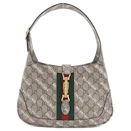 Gucci-Gucci JACKIE 1961 636706 ULZAG Shoulder Bag-White,Beige