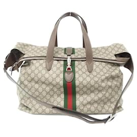 Gucci-Gucci Jackie 1961 771343 Facta Boston Bag-Brown,Beige