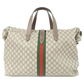 Gucci-Gucci Jackie 1961 771343 Facta Boston Bag-Brown,Beige