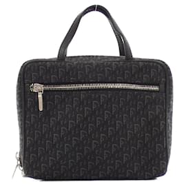 Christian Dior-Christian Dior Black Canvas Handbag-Black