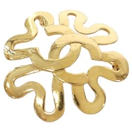 Chanel-Chanel 04725 Gold Brooch-Golden