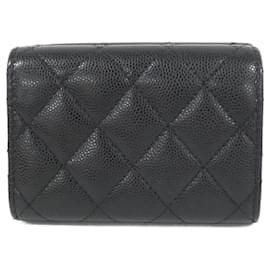 Chanel-Chanel AP4173 Tri-Fold Wallet-Black