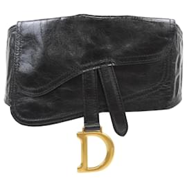 Christian Dior-Christian Dior Standard Black Belt-Black