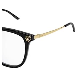 Cartier-Nouveaux lunettes Cartier Ct0346O-Noir,Doré