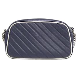 Gucci-Gucci GG Marmont Shoulder Bag-White,Blue