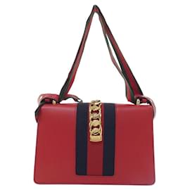 Gucci-Gucci Sylvie 421882 CVLEG Shoulder Bag-Other