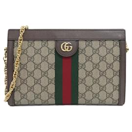 Gucci-Gucci Ophidia 503877 K05NG Shoulder Bag-Brown,Beige