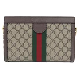 Gucci-Gucci Ophidia 503877 K05NG Shoulder Bag-Brown,Beige