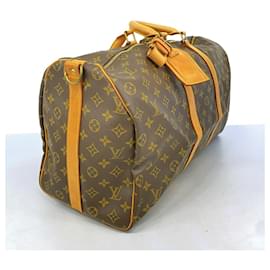 Louis Vuitton-Louis Vuitton Monogram Keepall Bandouliere 50-Brown