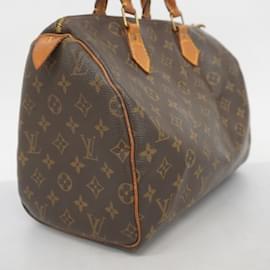 Louis Vuitton-Louis Vuitton Monogram Speedy 30 Handbag-Brown