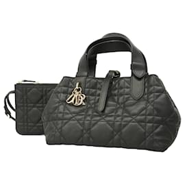 Christian Dior-Christian Dior Handbag Cannage Toujour-Black